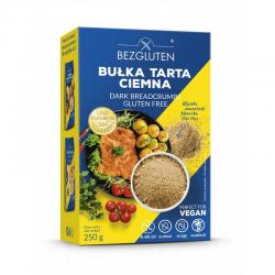 Сухарі Bezgluten панірувальні темні 250г,  Bezgluten, Панірування