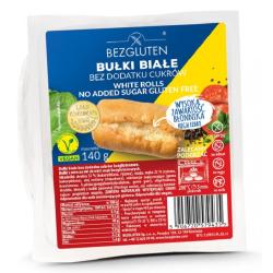 Булочки Bezgluten білі DIA 140г,  Bezgluten, Хлібобулочні вироби