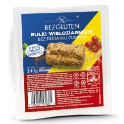 Булочки Bezgluten крупнозернисті DIA 140г,  Bezgluten, Хлібобулочні вироби