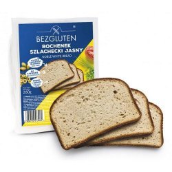 Хліб Bezgluten білий шляхетний на заквасці 260г,  Bezgluten, Хліб