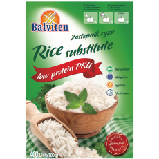 Замінник рису Balviten макарони в формі рису PKU 400г
