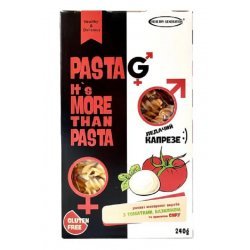 Макарони Healthy Generation спіральки з томатами, базиліком і ароматом сиру 240г,  Healthy Generation, [category_name]