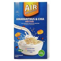Сніданок Healthy Generation амарантовий з чіа, курагою та родзинками DIA 140г (4х35г),  Healthy Generation, [category_name]