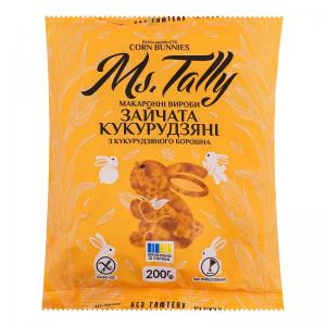 Макарони Ms.Tally кукурудзяні зайчата 200г