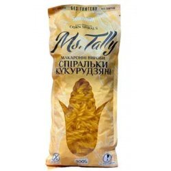 Макарони Ms.Tally спіральки кукурудзяні 300г,  Ms.Tally, Макарони