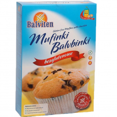 Суміш Balviten для випічки кексів зі шматочками шоколаду 280г