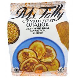 Суміш Ms.Tally для оладок з кукурудзяним борошном 900г,  Ms.Tally, Борошно і суміші для випічки