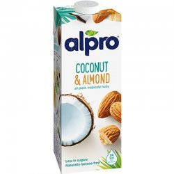 Напій Alpro кокосово-мигдальний 1л,  Alpro, Без лактози