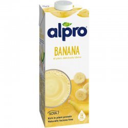 Напій  Alpro соєвий з банановим смаком 1л,  Alpro, Без лактози