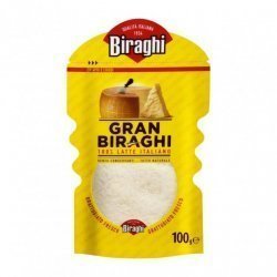 Сир Gran Biraghi тертий 100г,  Gran Biraghi, Без лактози