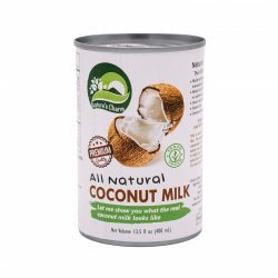 Молоко кокосове Nature`s Charm натуральне 400мл,  Nature`s Charm, Напої