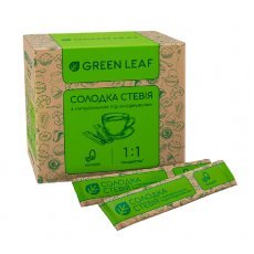 Солодка стевія Green Leaf 1:1 200г (50х4г)