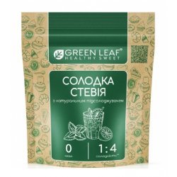 Солодка стевія Green Leaf 1:4 100г,  Green Leaf, Дієта КЕТО