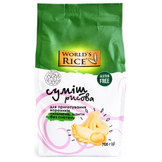 Суміш World`s Rice рисова для вареників 700г