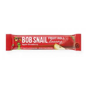 Цукерка фруктова Bob Snail яблучно-полуничний рол без цукру 15г