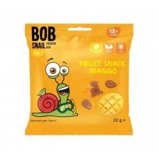 Снеки фруктові Bob Snail манго без цукру 20г