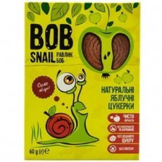 Цукерки фруктові Bob Snail яблучні без цукру 60г