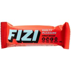 Батончик Fizi зі соленим мигдалем і карамеллю у шоколадній глазурі 40г