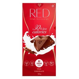 Шоколад Red Delight молочный DIA 100г