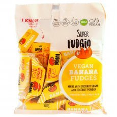 Цукерки Super Fudgio бананові органічні 150г
