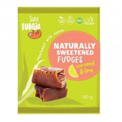 Цукерки Super Fudgio зі смаком карамелі та лайма органічні 150г,  Super Fudgio, Кондитерські вироби