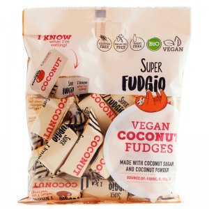 Цукерки Super Fudgio кокосові органічні 150г