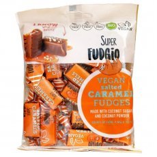 Цукерки Super Fudgio зі смаком солоної карамелі органічні 150г
