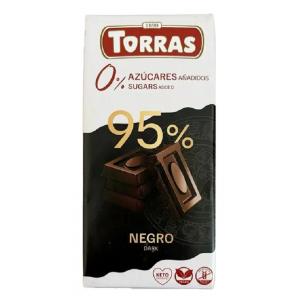 Шоколад Torras Кеtо темний 95% DIA 75г