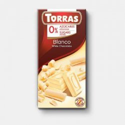 Шоколад Torras білий DIA 75г,  Torras, Шоколад