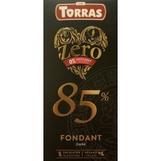 Шоколад Torras Zero 85% темный без сахара 100г
