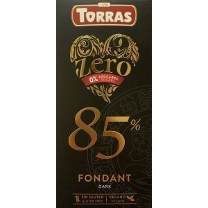 Шоколад Torras Zero 85% темний без цукру 100г