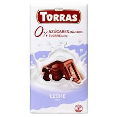Шоколад Torras молочний DIA 75г