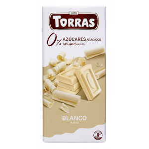 Шоколад Torras білий DIA 75г