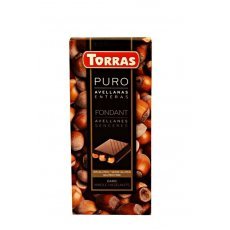 Шоколад Torras темний з фундуком 150г