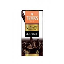 Шоколад Trapa темний 80% DIA 80г,  Trapa, Шоколад