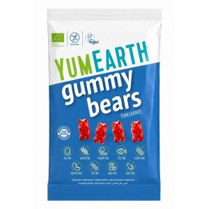 Цукерки жувальні YumEarth ведмидики зі смаком гранату органічні 50г