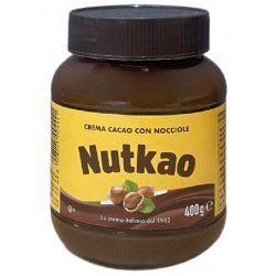 Паста Nutkao шоколадна з фундуком 400г,  Nutkao, [category_name]