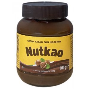 Паста Nutkao шоколадна з фундуком 400г
