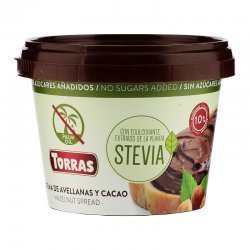 Паста Torras шоколадно-горіхова зі стевією 200г,  Torras, Згущене молоко, вершки, соуси