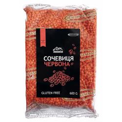 Сочевиця червона Healthy Generation 600г,  Healthy Generation, Каші та крупи