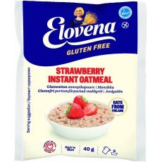 Пластівці Elovena вівсяні з полуницею миттєвого приготування 40г