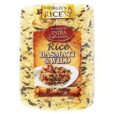 Суміш рису World`s Rice басматі, дикий 500г