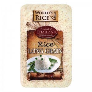 Рис World`s Rice довгозернистий Таїланд 500г
