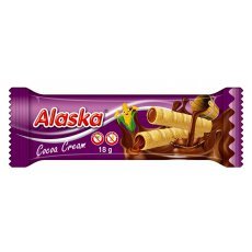 Трубочки Alaska кукурузные с кремом какао 18г