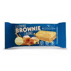 Тістечко Bezgluten брауні з карамеллю 40г,  Bezgluten, Печиво