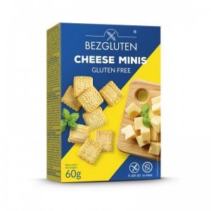 Печиво Bezgluten сирне міні 60г