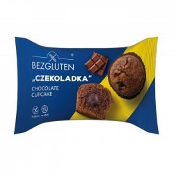 Мафін Bezgluten шоколадний з горіхово-ванільною начинкою 60г,  Bezgluten, Кекси