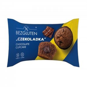 Мафін Bezgluten шоколадний з горіхово-ванільною начинкою 60г