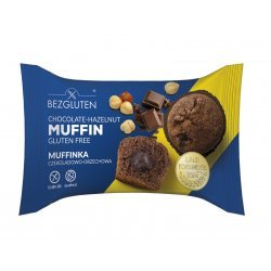 Маффин Bezgluten с шоколадно-ореховой начинкой 60г,  Bezgluten, Кексы