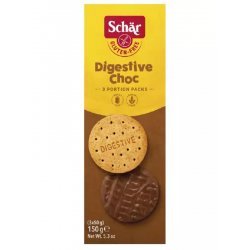 Печиво Dr.Schär у молочно-шоколадній глазурі  150г,  Dr. Schär, Печиво